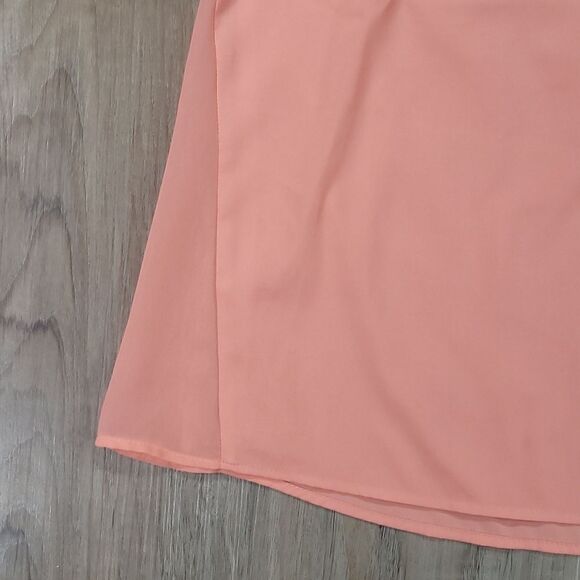 🔹️Banana Republic Coral Peach Semi-Sheer Top Small - Picture 7 of 10